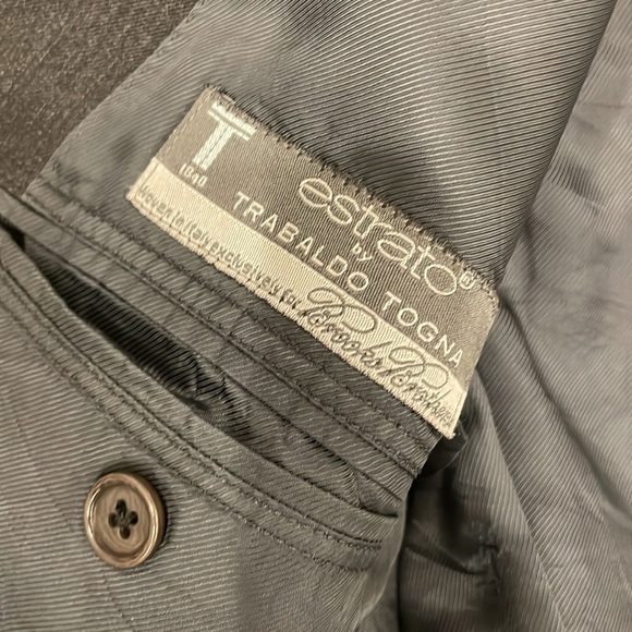 Brooks Brothers Charcoal Fitzgerald Suit Jacket - 041 - Picture 8 of 9